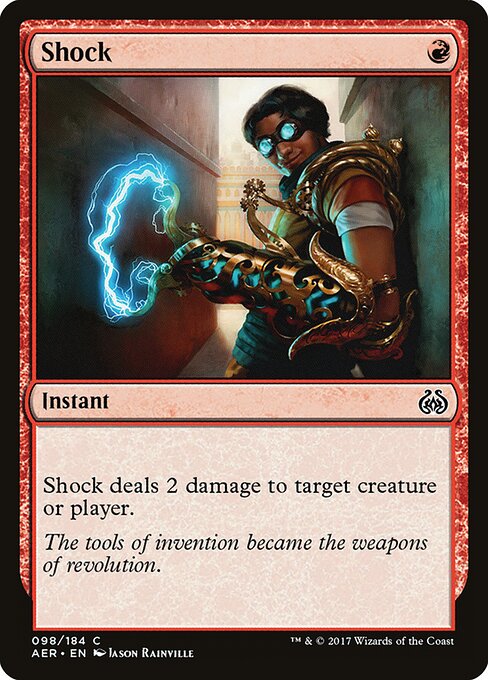 Shock (98) (Foil) - Aether Revolt - Game On
