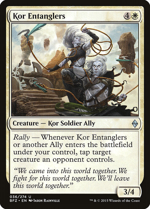 Kor Entanglers (36) (Foil) - Battle for Zendikar - Game On