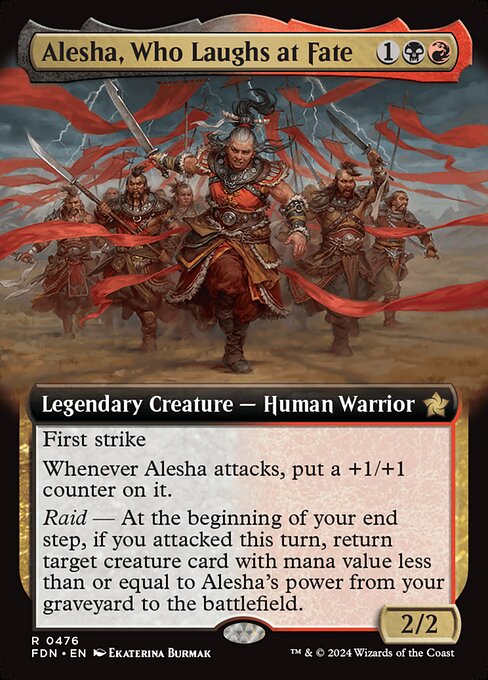 Alesha, Who Laughs at Fate (476) - EXTENDED ART - Foundations - Game On