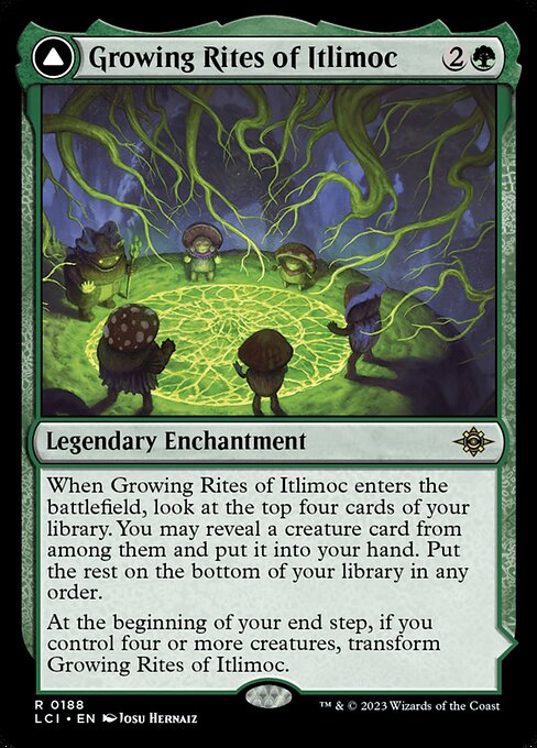 Growing Rites of Itlimoc // Itlimoc, Cradle of the Sun (188) (Foil) - The Lost Caverns of Ixalan - Game On