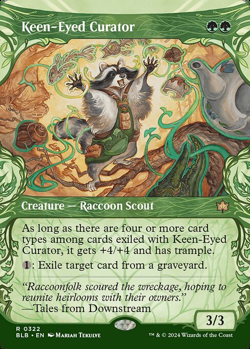 Keen-Eyed Curator (322) - BORDERLESS - Bloomburrow - Game On