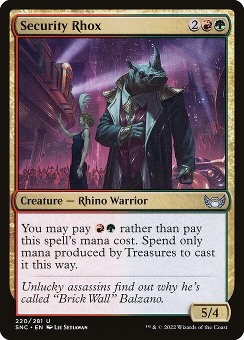 Security Rhox (220) (Foil) - Streets of New Capenna - Game On