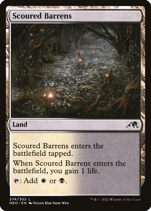 Scoured Barrens (274) - Kamigawa: Neon Dynasty - Game On