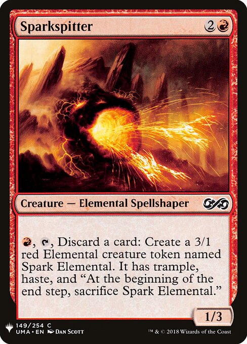 Sparkspitter (UMA-149) - The List - Game On