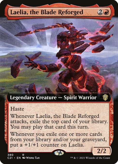 Laelia, the Blade Reforged (380) - EXTENDED ART - Commander 2021 - Game On
