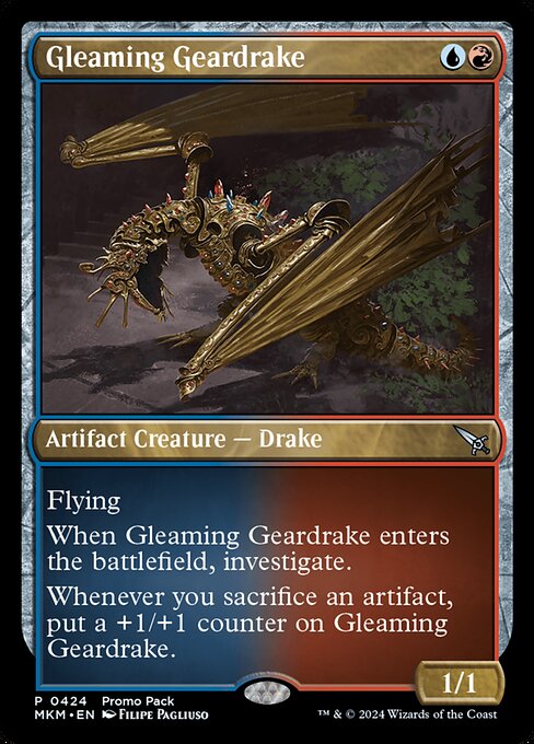 Gleaming Geardrake (424) - Murders at Karlov Manor - Game On