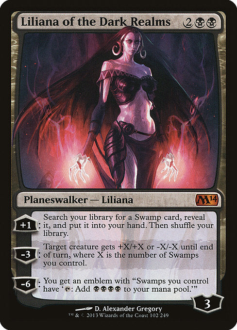 Liliana of the Dark Realms (102) - Magic 2014 - Game On
