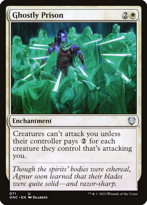Ghostly Prison (71) - Phyrexia: All Will Be One Commander - Game On