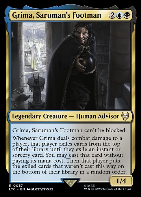 Gríma, Saruman's Footman (57) - Tales of Middle-earth Commander - Game On
