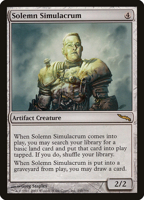 Solemn Simulacrum (245) - Mirrodin - Game On