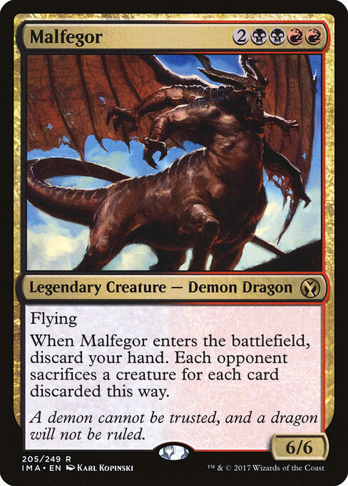 Malfegor (205) - Iconic Masters - Game On