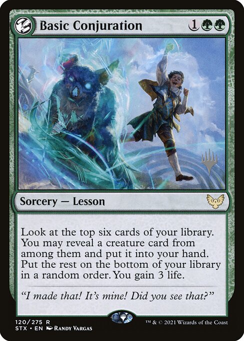Basic Conjuration (120p) - Strixhaven: School of Mages Promos - Game On
