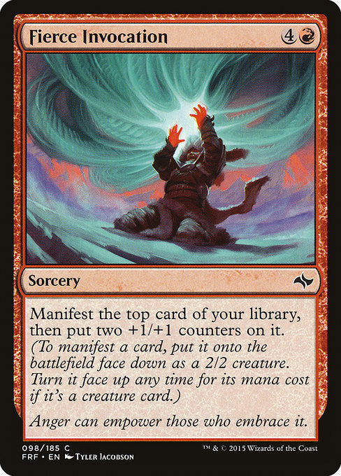 Fierce Invocation (98) (Foil) - Fate Reforged - Game On