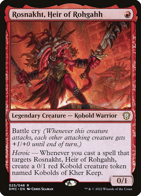 Rosnakht, Heir of Rohgahh (25) - Dominaria United Commander - Game On