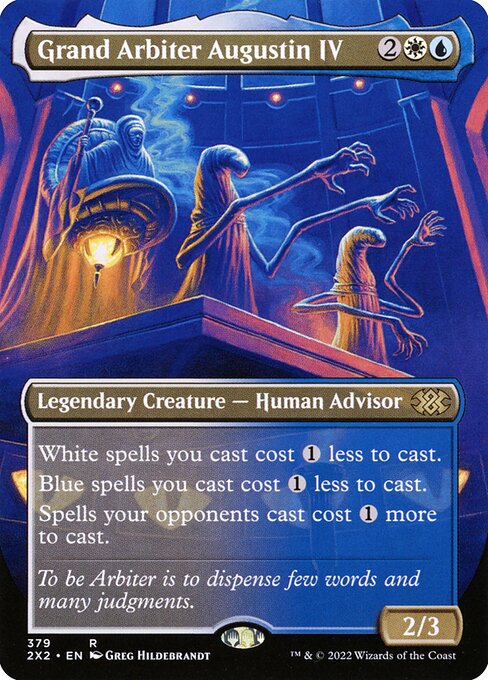 Grand Arbiter Augustin IV (379) - BORDERLESS (Foil) - Double Masters 2022 - Game On