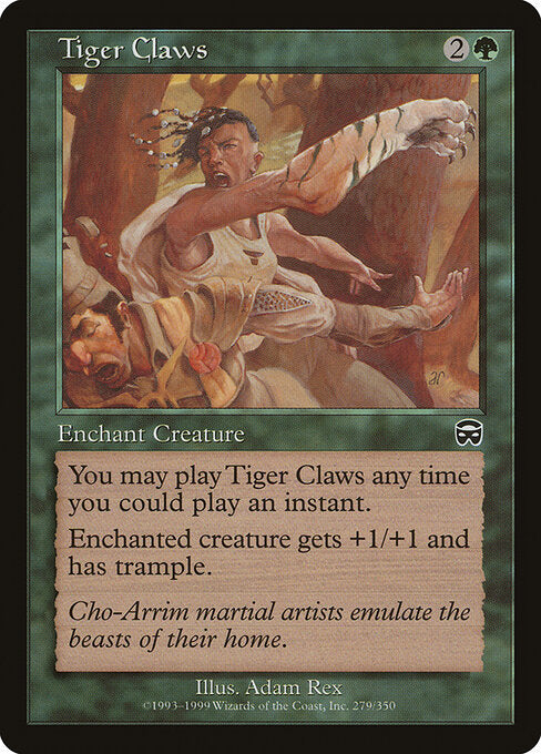 Tiger Claws (279) - Mercadian Masques - Game On