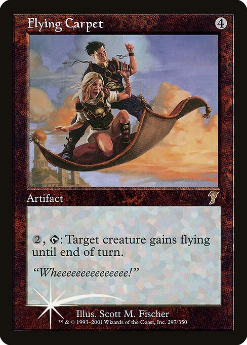 Flying Carpet (297★) (Foil) - Seventh Edition - Game On