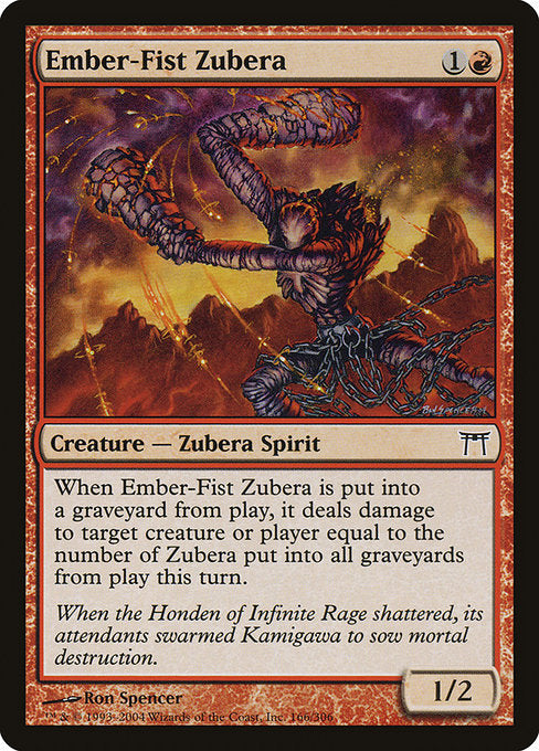 Ember-Fist Zubera (166) - Champions of Kamigawa - Game On