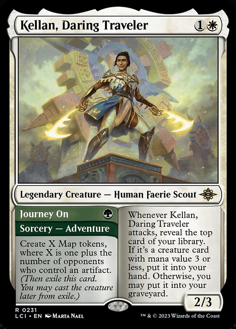 Kellan, Daring Traveler // Journey On (231) (Foil) - The Lost Caverns of Ixalan - Game On