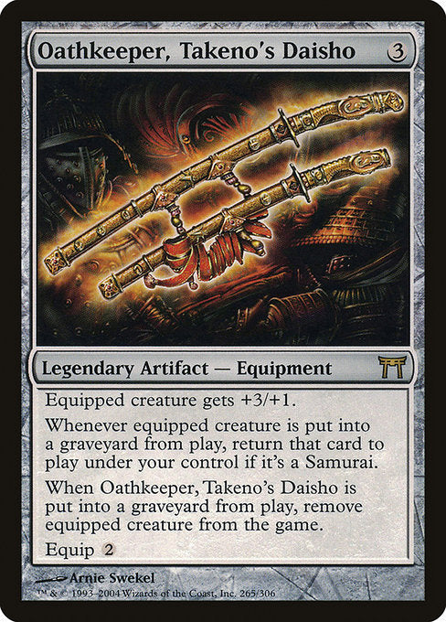 Oathkeeper, Takeno's Daisho (265) - Champions of Kamigawa - Game On