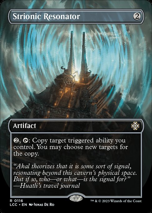 Strionic Resonator (116) - BORDERLESS (Foil) - The Lost Caverns of Ixalan Commander - Game On