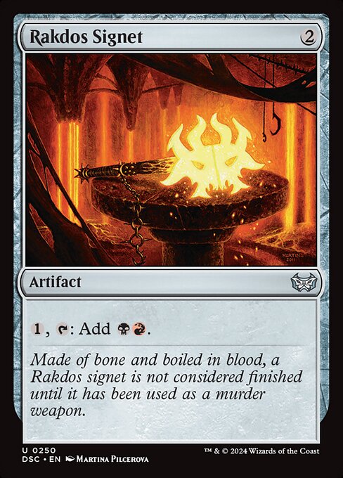 Rakdos Signet (250) - Duskmourn: House of Horror Commander - Game On