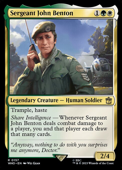 Sergeant John Benton (157) - Doctor Who - Game On