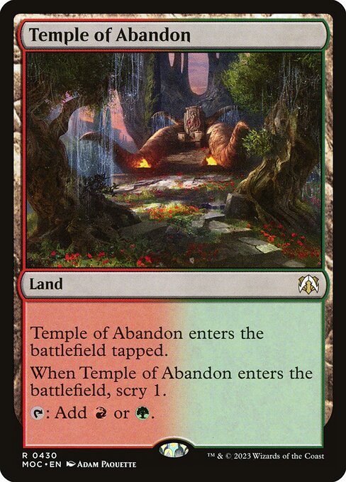 Temple of Abandon (430) - March of the Machine Commander - Game On
