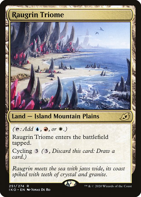 Raugrin Triome (251) (Foil) - Ikoria: Lair of Behemoths - Game On