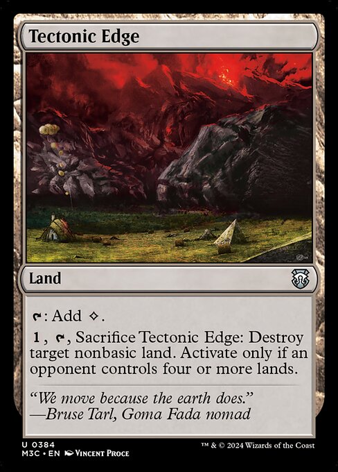 Tectonic Edge (384) (Foil) - Modern Horizons 3 Commander - Game On