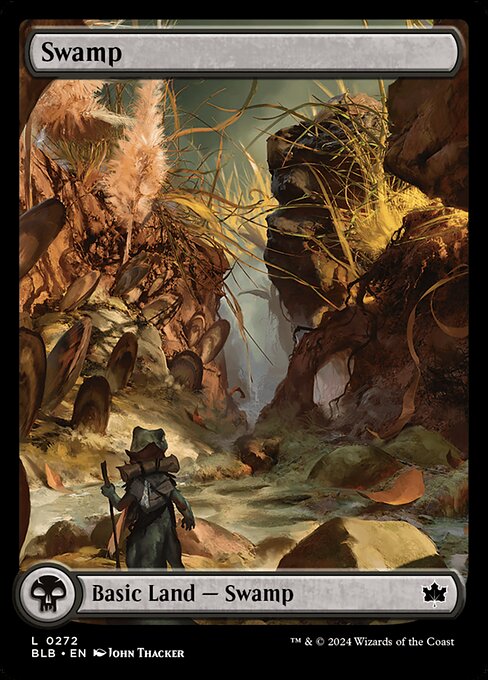 Swamp (272) - FULL ART - Bloomburrow - Game On