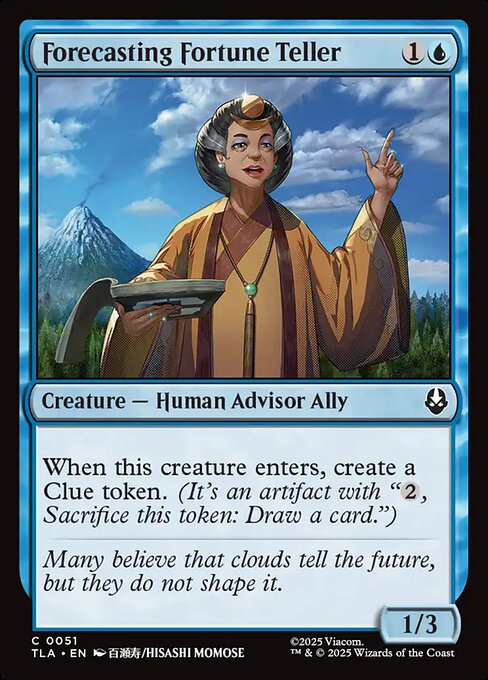 Forecasting Fortune Teller (51) (Foil) - Avatar: The Last Airbender - Game On