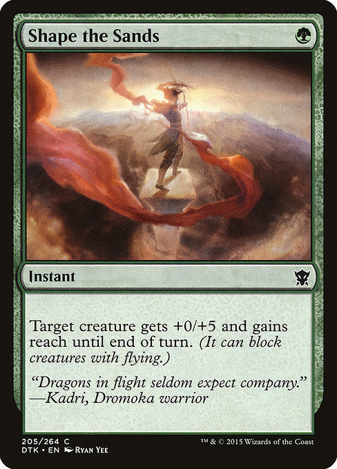 Shape the Sands (205) (Foil) - Dragons of Tarkir - Game On