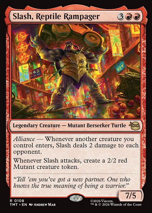 Slash, Reptile Rampager (108) - Teenage Mutant Ninja Turtles - Game On