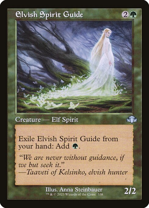 Elvish Spirit Guide (338) (Foil) - Dominaria Remastered - Game On