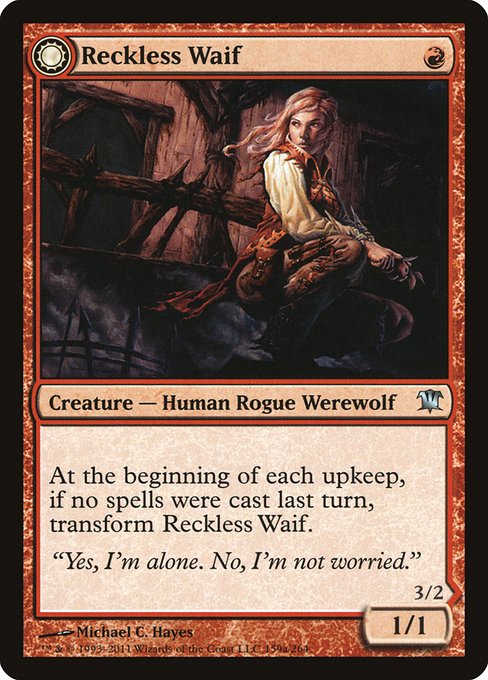 Reckless Waif // Merciless Predator (159) - Innistrad - Game On