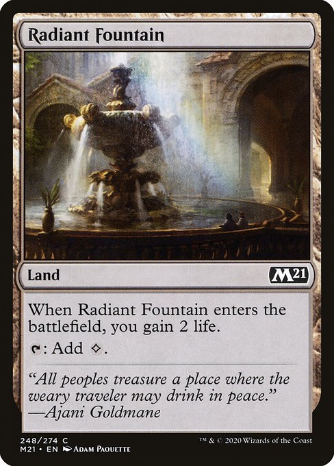 Radiant Fountain (248) - Core Set 2021 - Game On