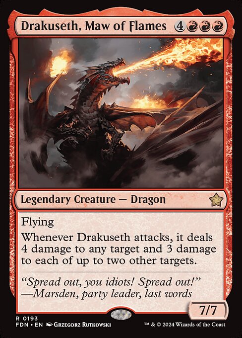 Drakuseth, Maw of Flames (193) - Foundations - Game On