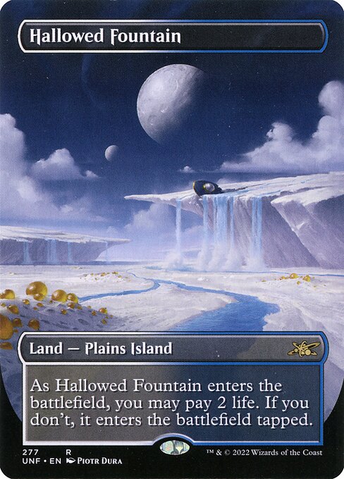 Hallowed Fountain (277) - BORDERLESS - FULL ART - Unfinity - Game On
