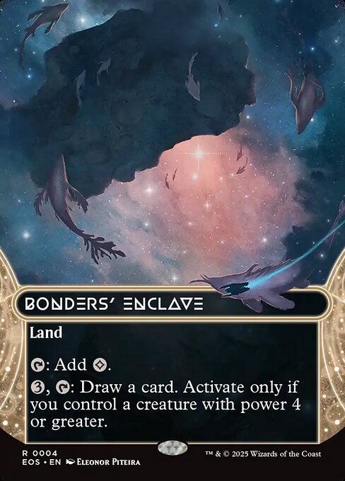 Bonders' Enclave (4) - BORDERLESS - FULL ART - Edge of Eternities: Stellar Sights - Game On