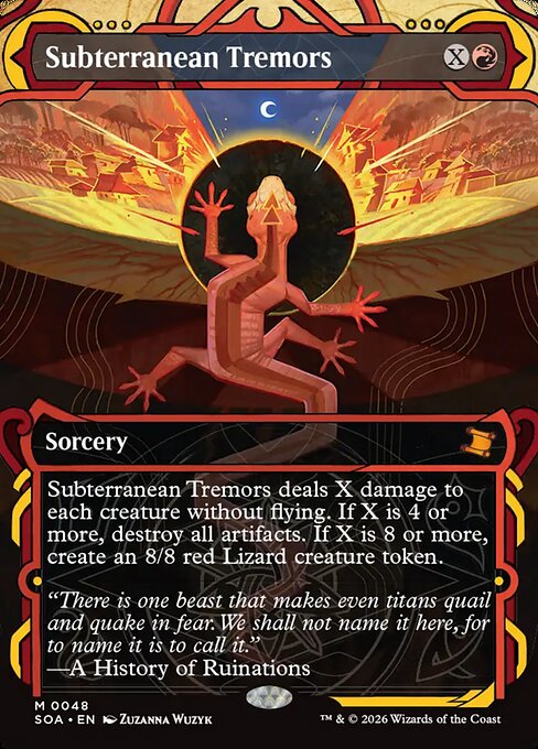 Subterranean Tremors (48) - BORDERLESS - Secrets of Strixhaven Mystical Archive - Game On