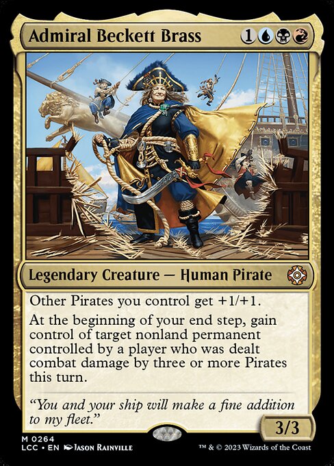 Admiral Beckett Brass (264) - The Lost Caverns of Ixalan Commander - Game On