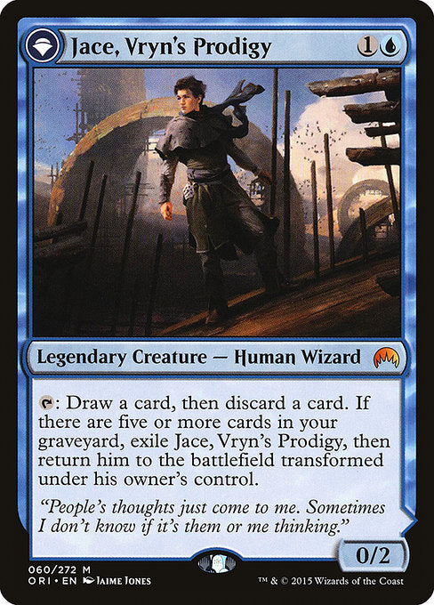 Jace, Vryn's Prodigy // Jace, Telepath Unbound (60) - Magic Origins - Game On