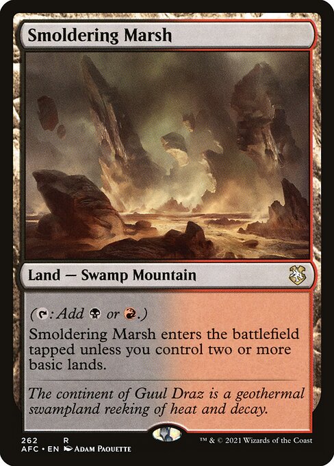 Smoldering Marsh (262) - Forgotten Realms Commander - Game On