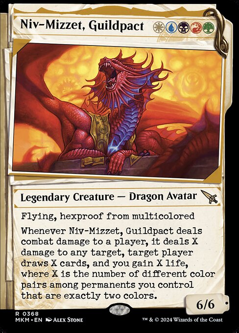 Niv-Mizzet, Guildpact (368) - SHOWCASE - Murders at Karlov Manor - Game On