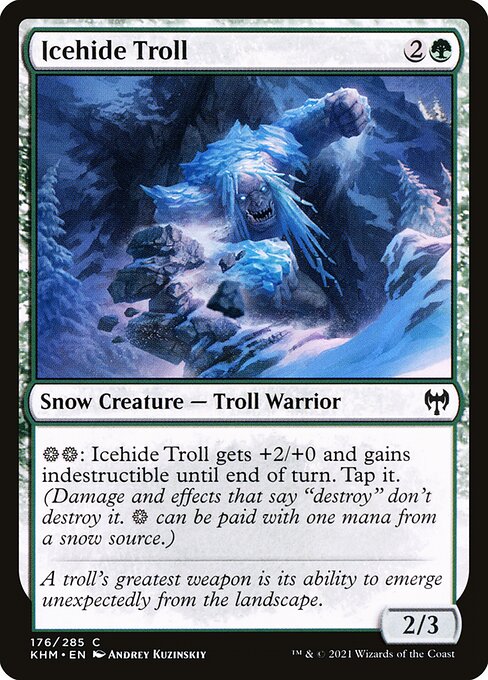 Icehide Troll (176) (Foil) - Kaldheim - Game On