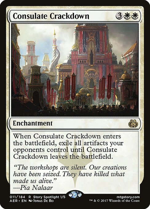 Consulate Crackdown (11) (Foil) - Aether Revolt - Game On