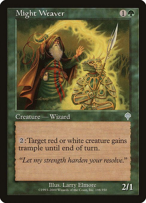 Might Weaver (198) (Foil) - Invasion - Game On