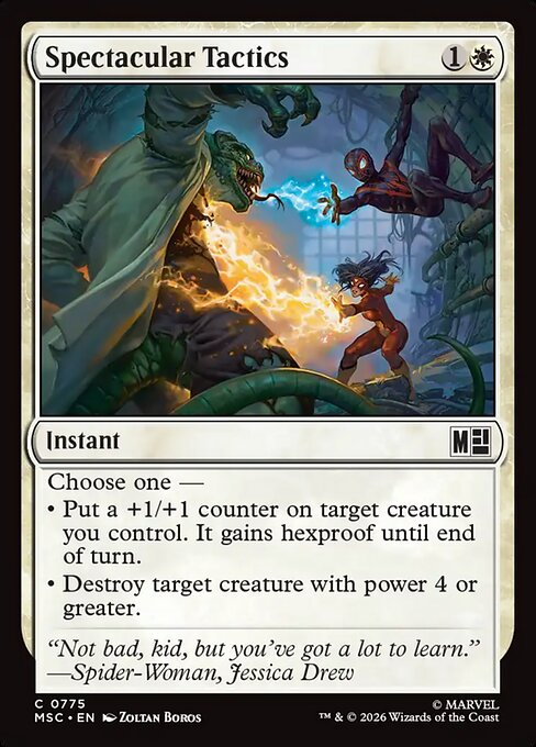 Spectacular Tactics (775) - Marvel Super Heroes Commander - Game On