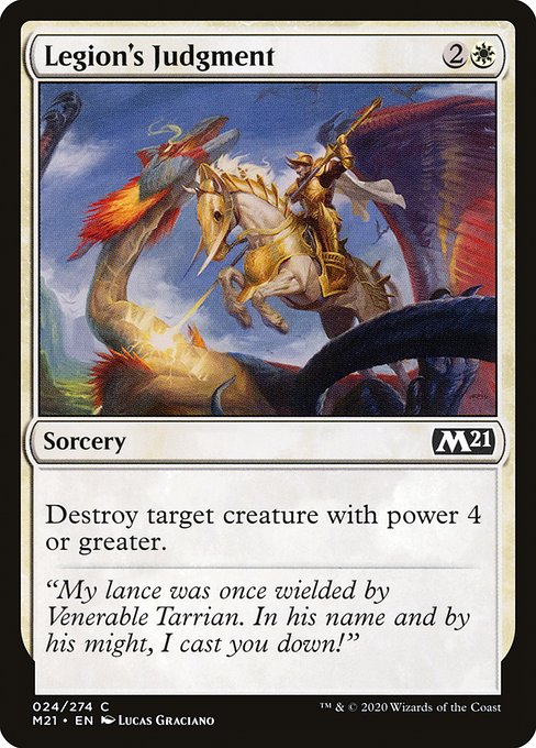 Legion's Judgment (24) (Foil) - Core Set 2021 - Game On